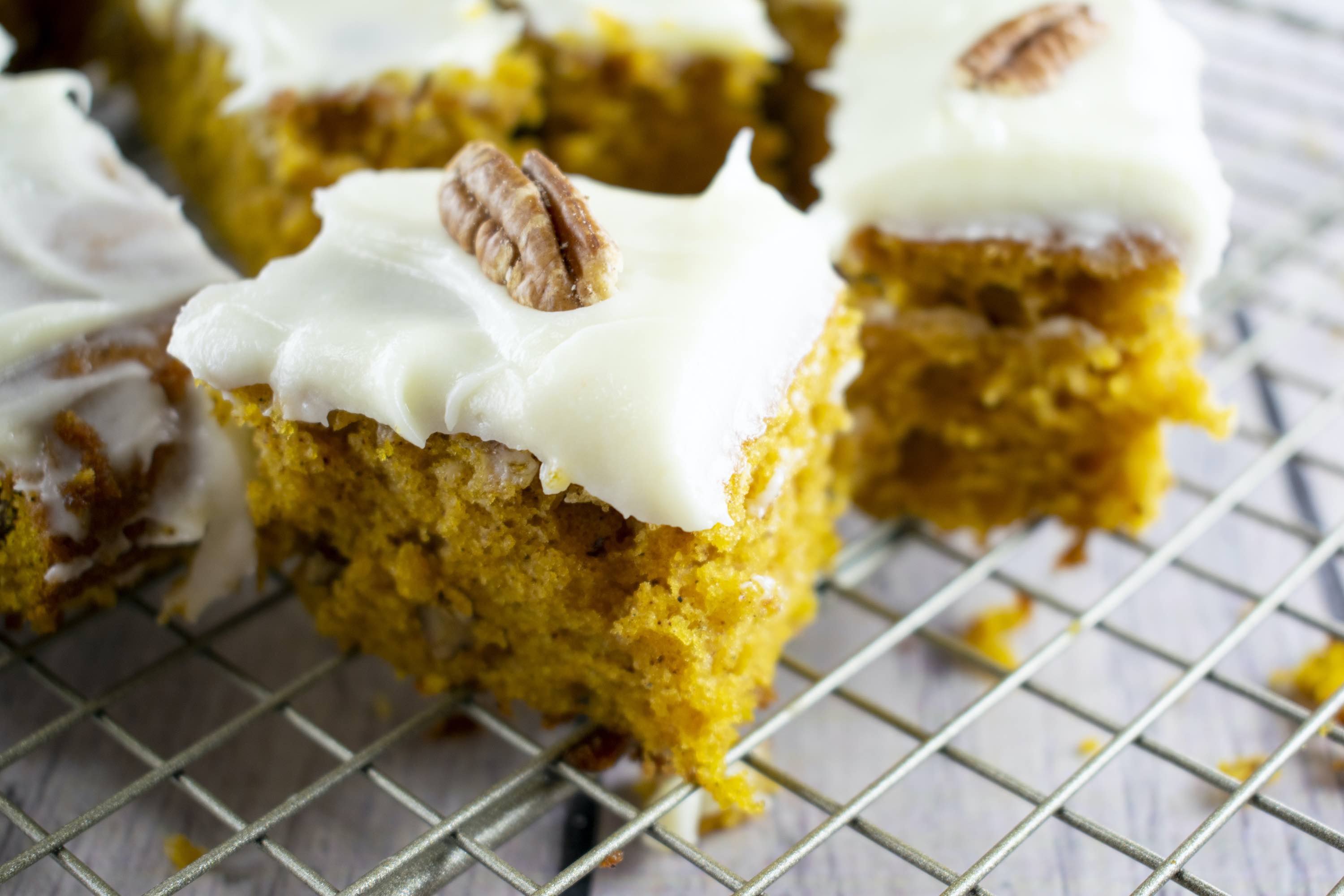 Spiced Pumpkin Bars | marketplacepublications